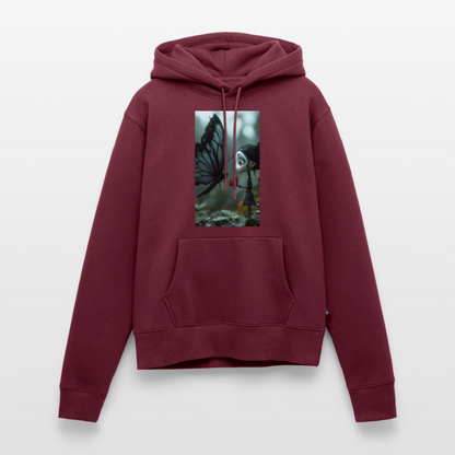 Mut für einen Moment | Frauen Premium Hoodie - Burgunderrot