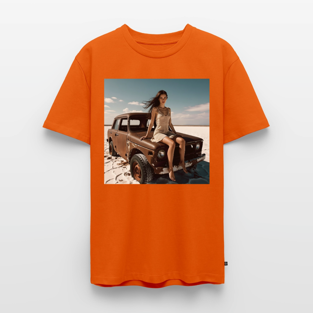 Warten auf irgendwas | Männer Premium T-Shirt - Orange 