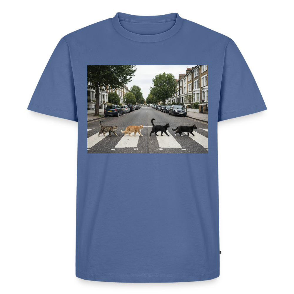 The Purrfect Crossing – Wir waren vor der Band da | Männer Premium T-Shirt - Taubenblau