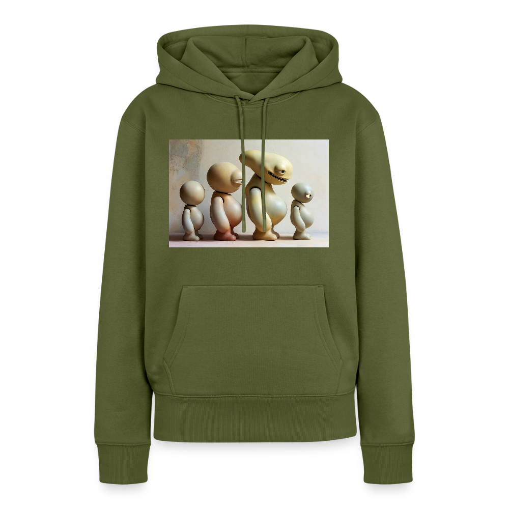 So wachsen wir also | Frauen Premium Hoodie - Khaki