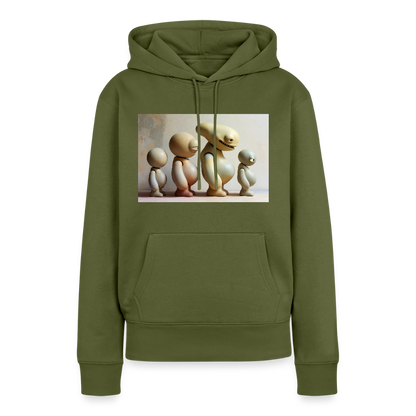 So wachsen wir also | Frauen Premium Hoodie - Khaki