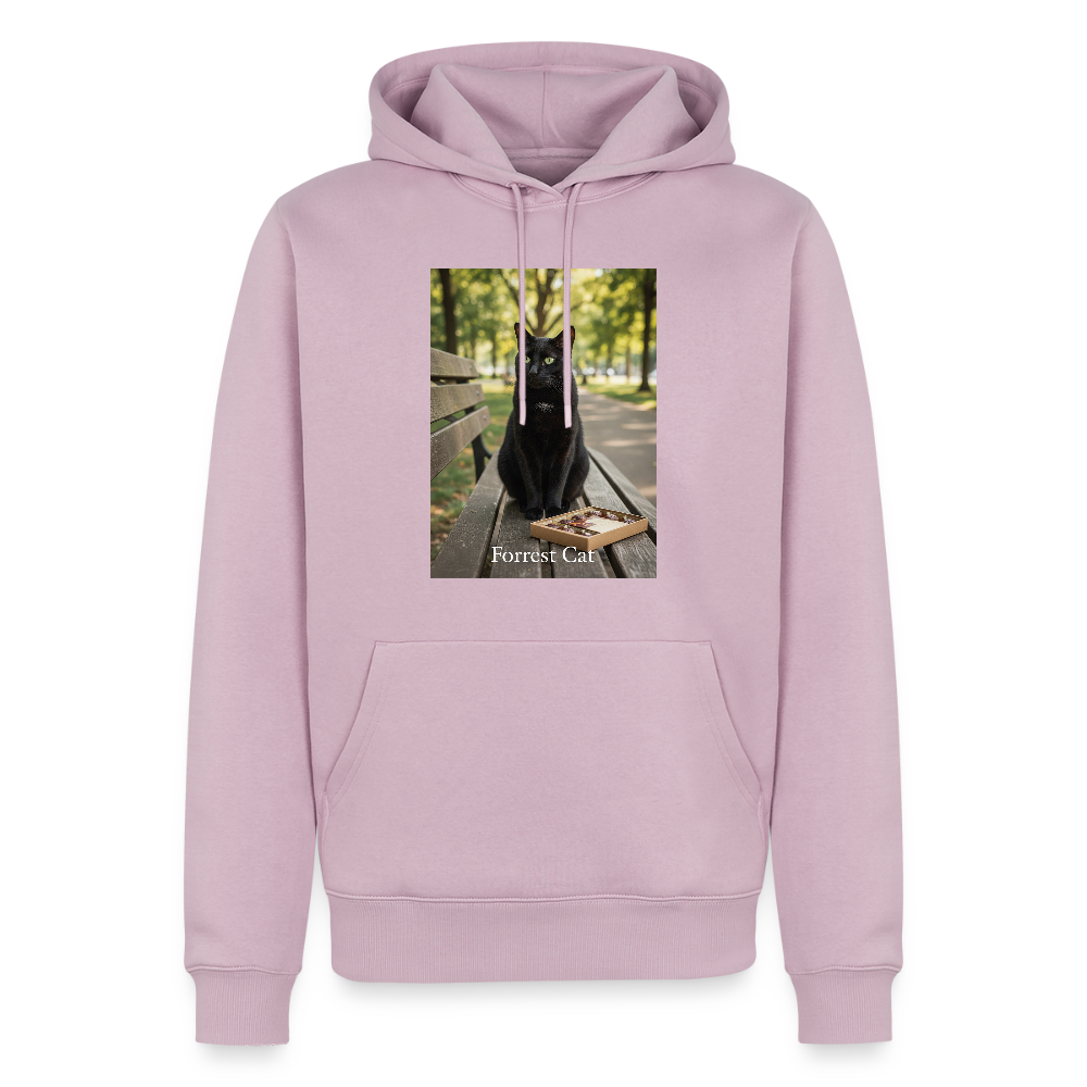 Forrest Cat – Krümel wartet | Männer Premium Hoodie - Altrosa