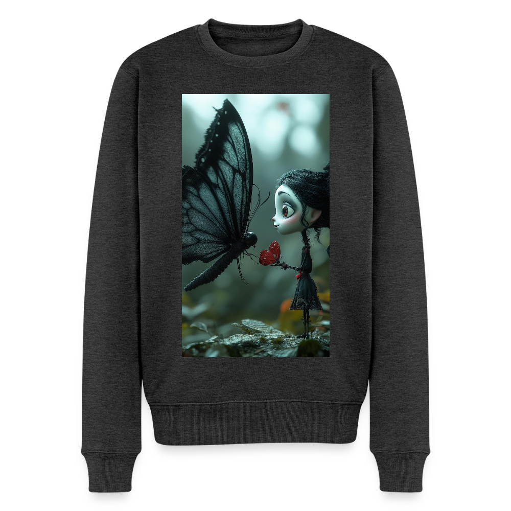 Mut für einen Moment |  Männer Premium Pullover - Anthrazit meliert