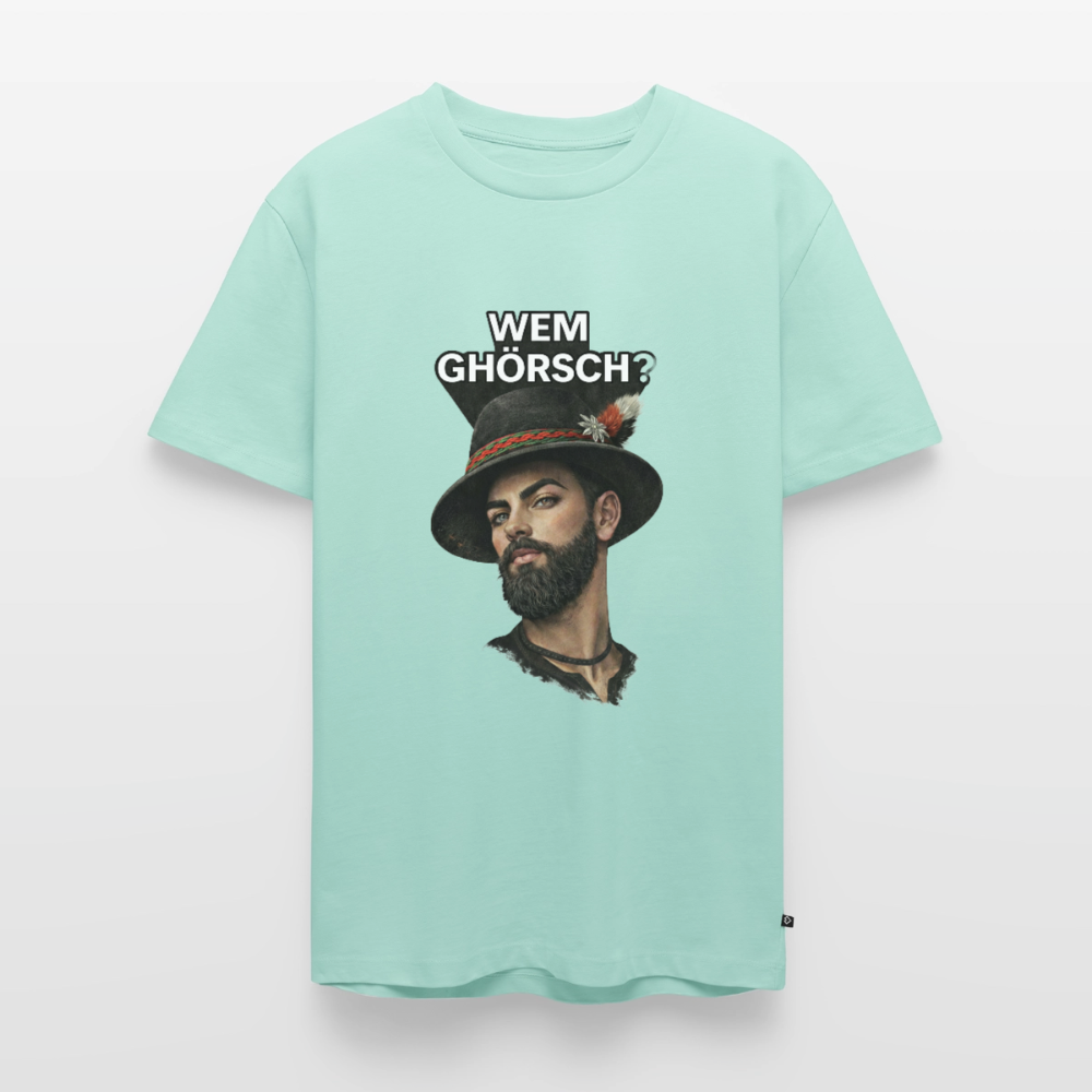Wem ghörsch? – Alemannische Klärung | Männer Premium T-Shirt - Mint 