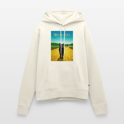 Wizard of Cats – Der gelbe Weg gehört Krümel | Frauen Premium Hoodie - Naturweiß