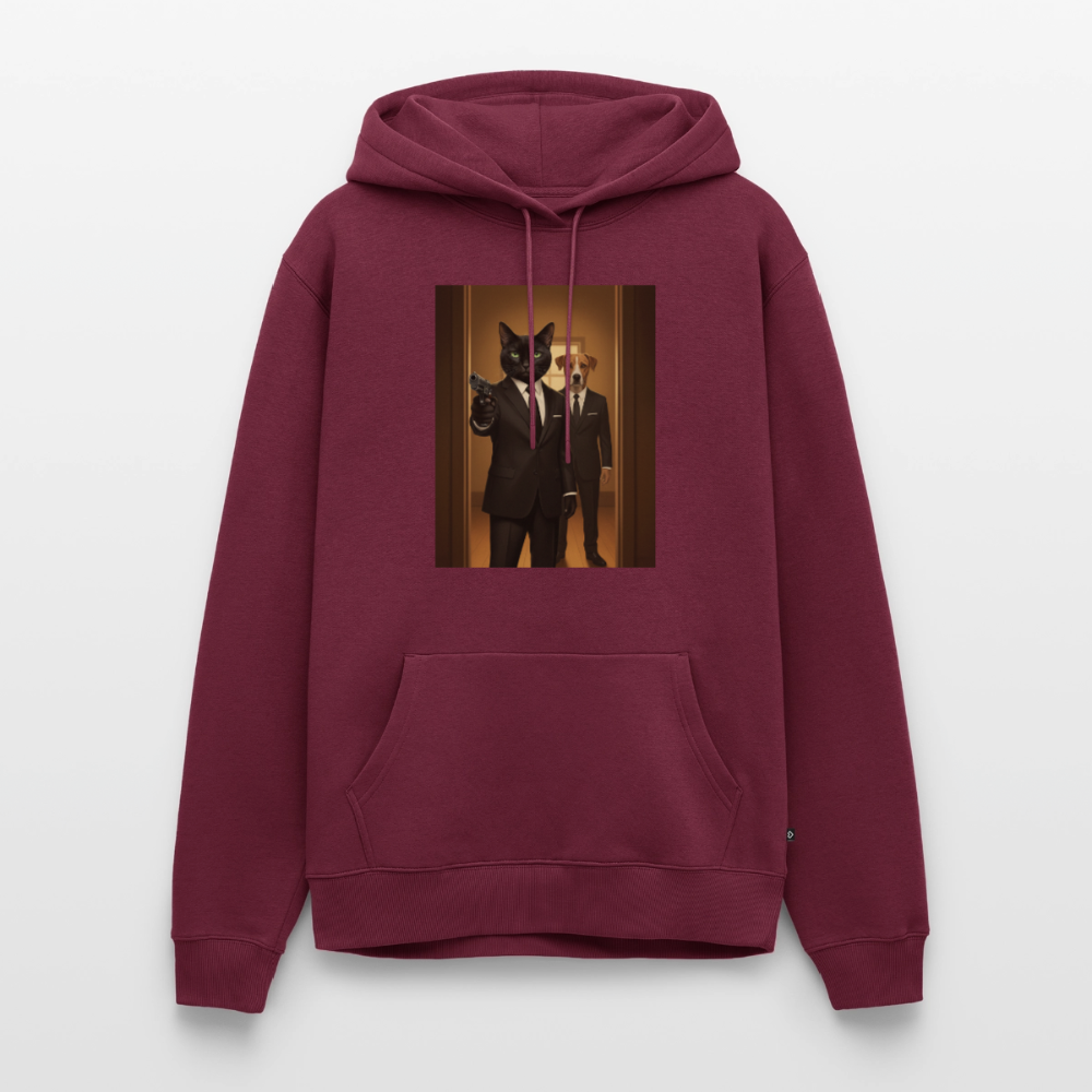 Krümel – Say Meow Again | Männer Premium Hoodie - Burgunderrot
