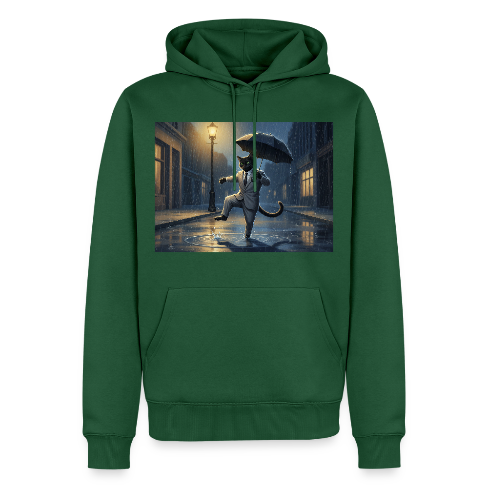 Krümel tanzt im Regen | Männer Premium Hoodie - Flaschengrün