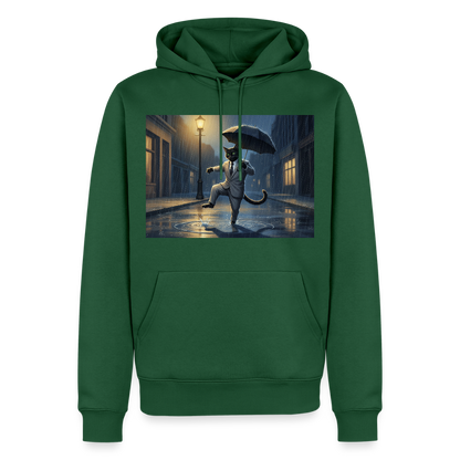 Krümel tanzt im Regen | Männer Premium Hoodie - Flaschengrün