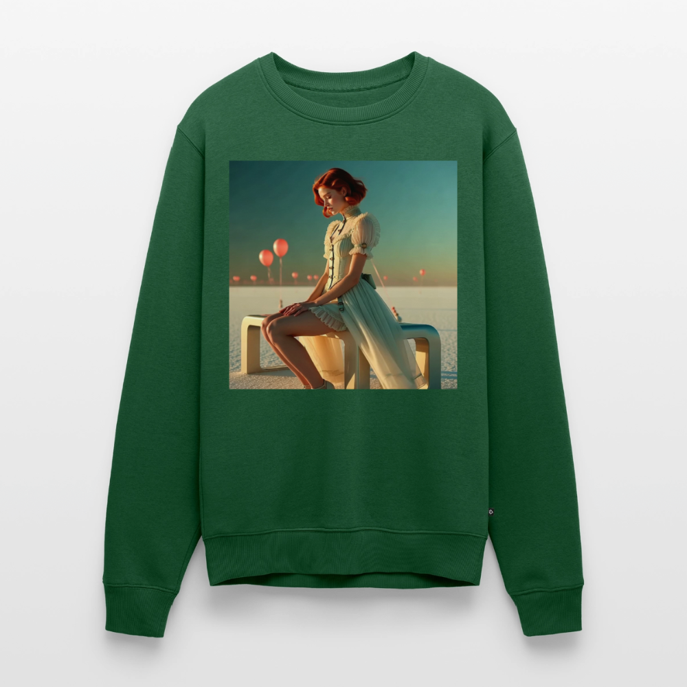 Leise Gedanken bei lauter Farben |  Männer Premium Pullover - Flaschengrün