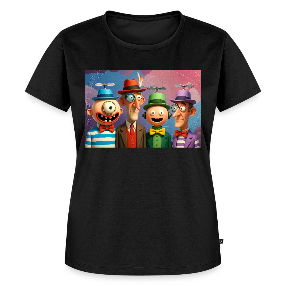 Gedankenkreise auf Hochtouren | Frauen Premium T-Shirt - Schwarz