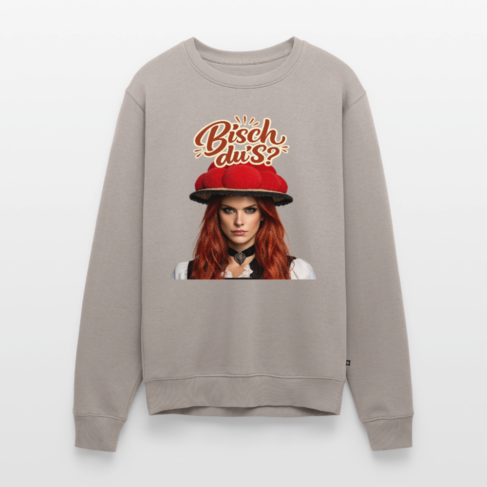 Bisch du’s? – Schwarzwaldmädel |  Männer Premium Pullover - Taupe