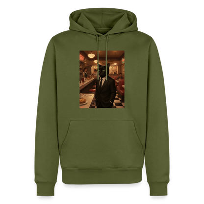 Krümel – Royale mit Pfote | Männer Premium Hoodie - Khaki