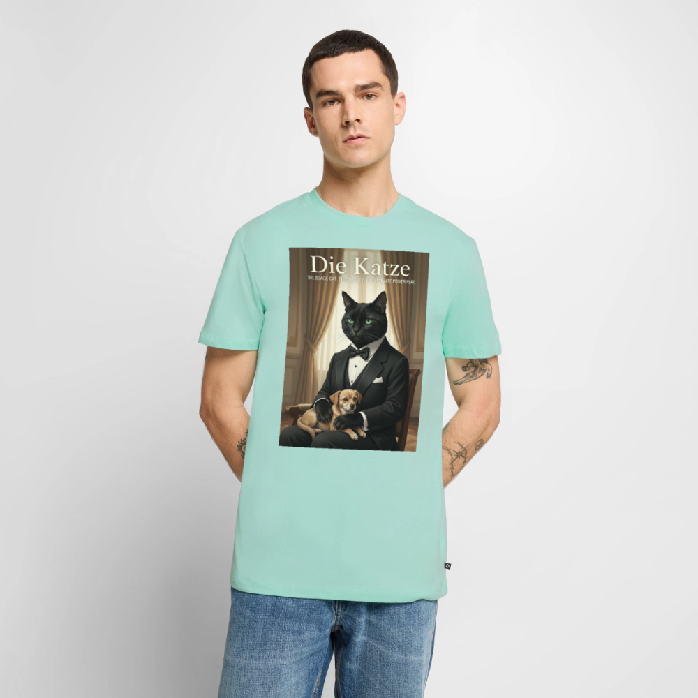 Die Katze – Krümel regelt das | Männer Premium T-Shirt - Mint 