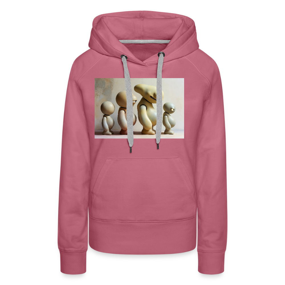 So wachsen wir also | Frauen Premium Hoodie - Malve