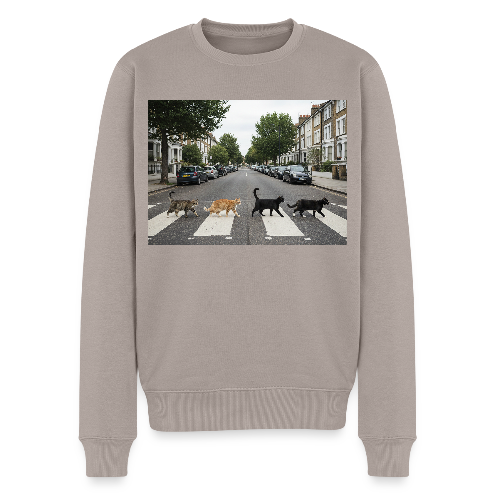 The Purrfect Crossing – Wir waren vor der Band da |  Männer Premium Pullover - Taupe