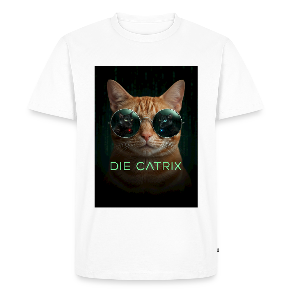 Die Catrix – Krümel erwacht | Männer Premium T-Shirt - Weiß