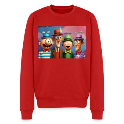 Gedankenkreise auf Hochtouren |  Männer Premium Pullover - Rot