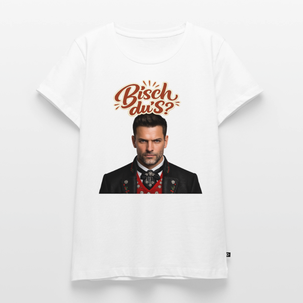 Bisch du’s? – Schwarzwaldkerl | Frauen Premium T-Shirt - Weiß