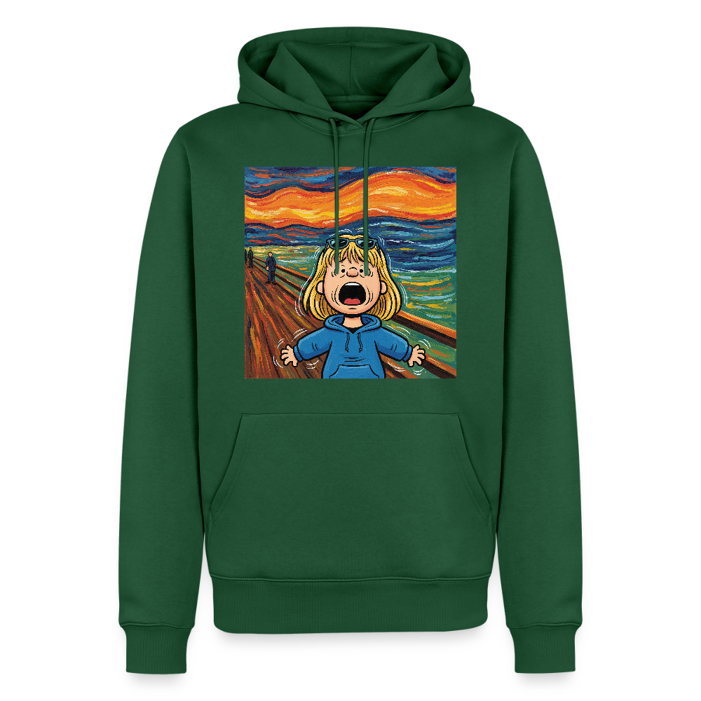 Der Schrei… manchmal bist du es selbst | Männer Premium Hoodie - Flaschengrün