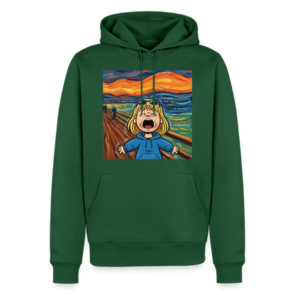 Der Schrei… manchmal bist du es selbst | Männer Premium Hoodie - Flaschengrün