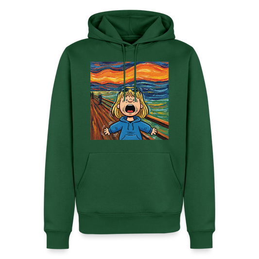 Der Schrei… manchmal bist du es selbst | Männer Premium Hoodie - Flaschengrün