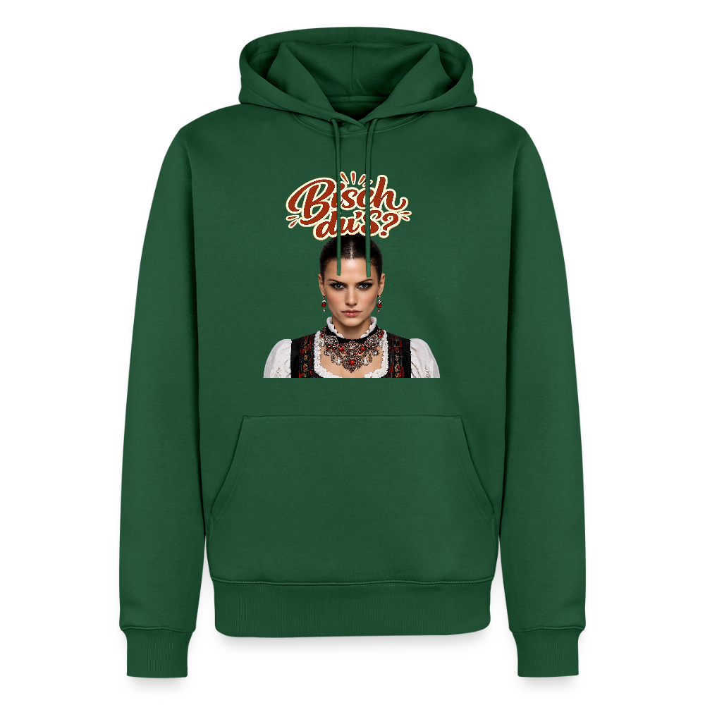 Schwarzwaldstolz – Sie weiß, wer sie isch | Männer Premium Hoodie - Flaschengrün