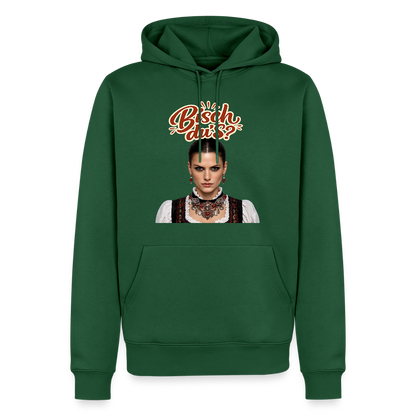 Schwarzwaldstolz – Sie weiß, wer sie isch | Männer Premium Hoodie - Flaschengrün