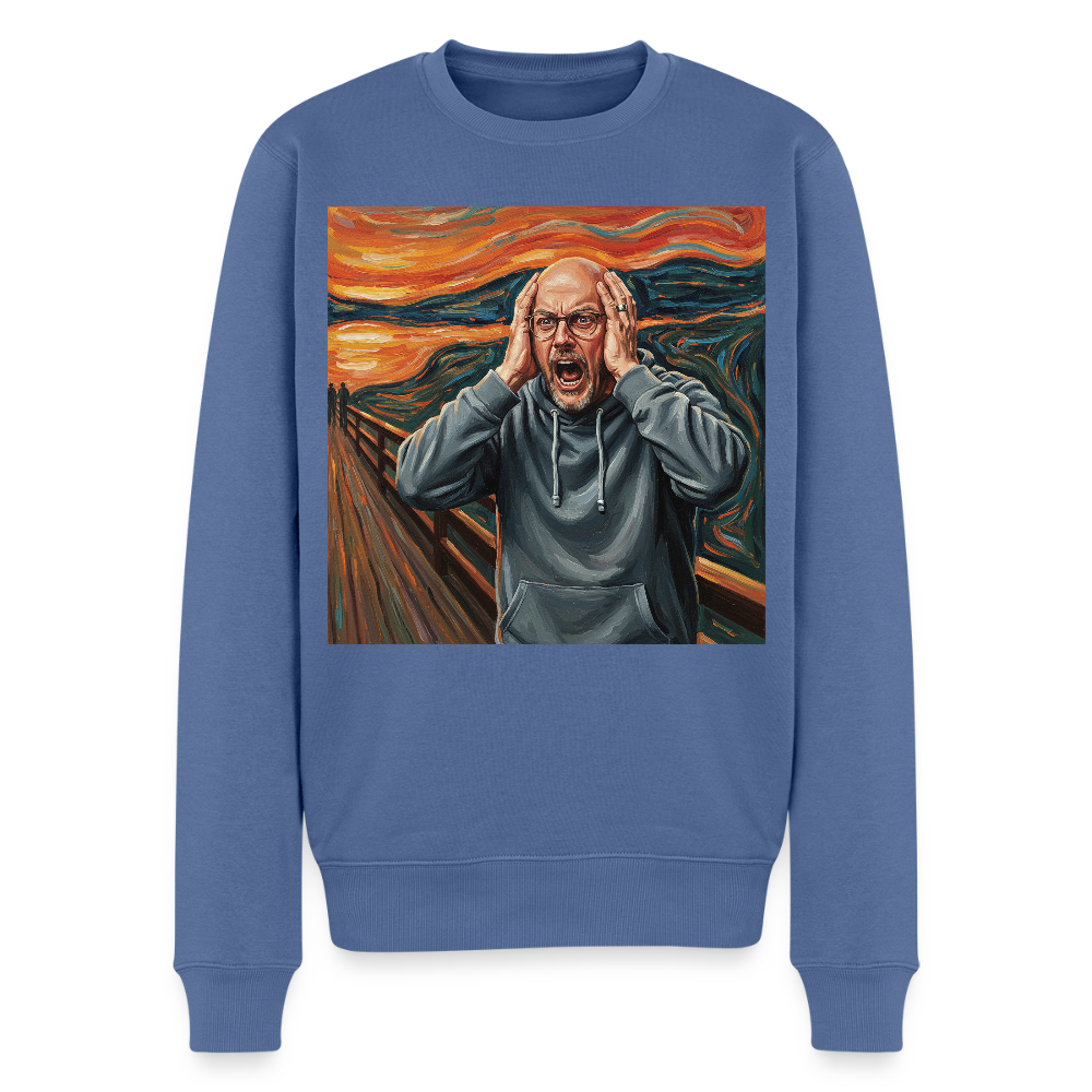 Der Schrei… wenn es wirklich reicht |  Männer Premium Pullover - Taubenblau
