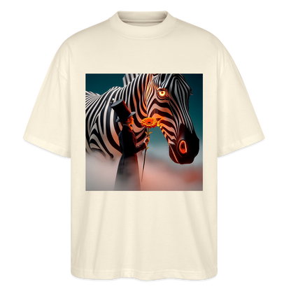 Blumen für ein Zebra | Stanley/Stella Oversized Unisex Bio T-Shirt Blaster - Natur