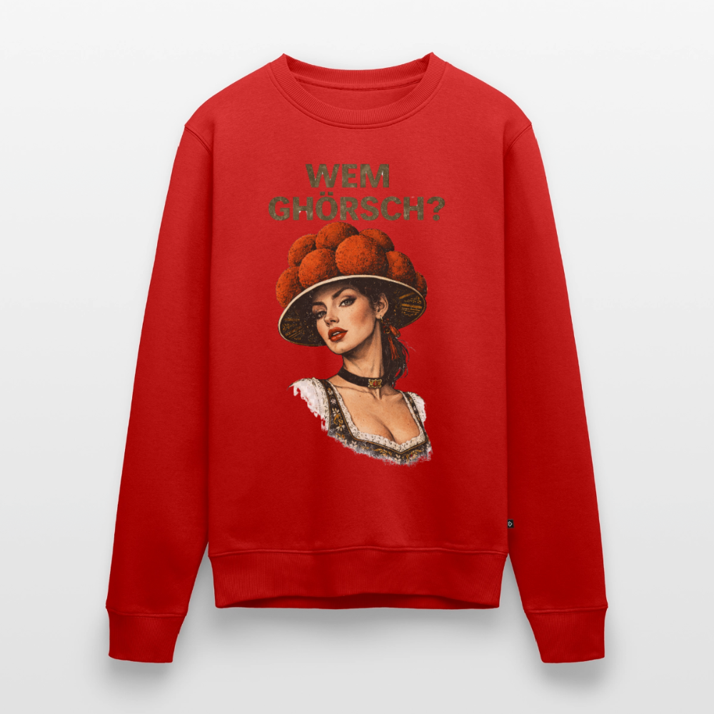 Wem ghörsch? – Schwarzwald Edition |  Männer Premium Pullover - Rot