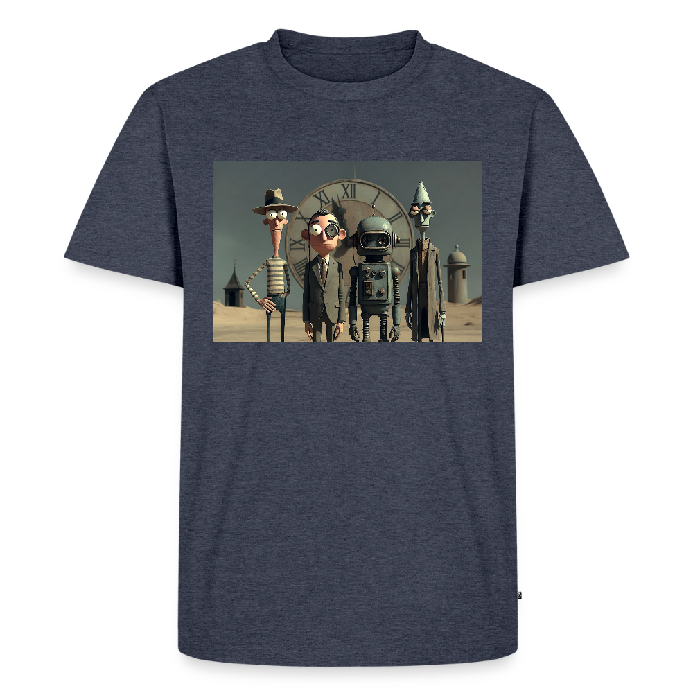 Pünktlich zu spät – Die seltsame Gesellschaft | Männer Premium T-Shirt - Jeansblau 