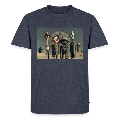 Pünktlich zu spät – Die seltsame Gesellschaft | Männer Premium T-Shirt - Jeansblau 