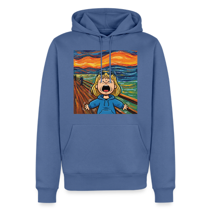 Der Schrei… manchmal bist du es selbst | Männer Premium Hoodie - Taubenblau