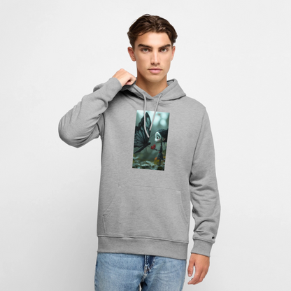 Mut für einen Moment | Männer Premium Hoodie - Grau meliert