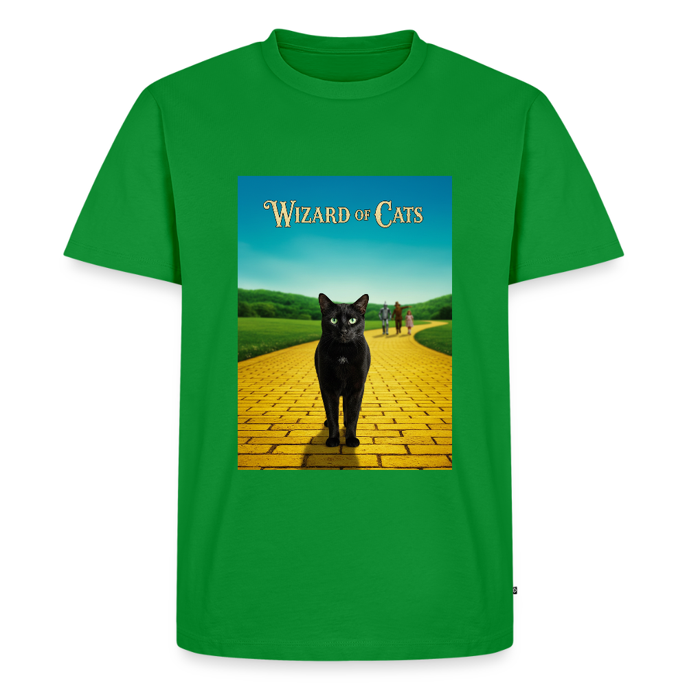 Wizard of Cats – Der gelbe Weg gehört Krümel | Männer Premium T-Shirt - Grün