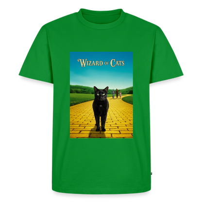 Wizard of Cats – Der gelbe Weg gehört Krümel | Männer Premium T-Shirt - Grün