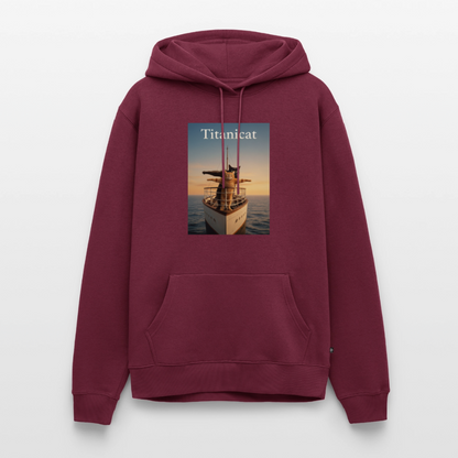 Titanicat – Ich bin der König der Kratzbäume | Männer Premium Hoodie - Burgunderrot