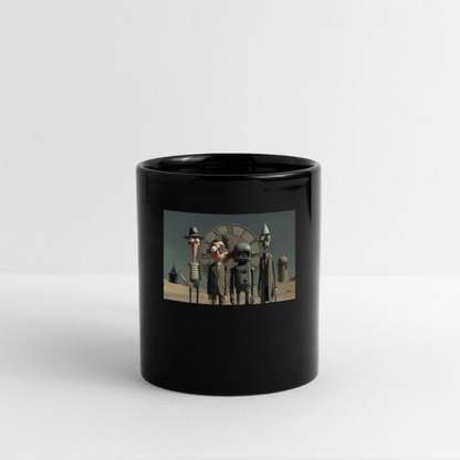 Pünktlich zu spät – Die seltsame Gesellschaft | Tasse einfarbig - Schwarz