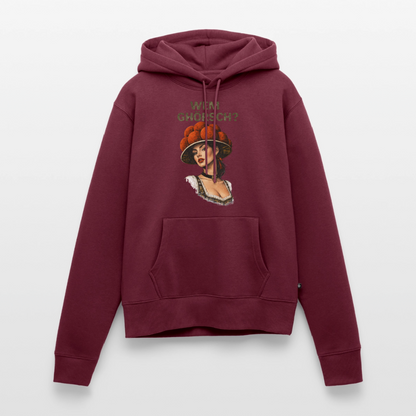 Wem ghörsch? – Schwarzwald Edition | Frauen Premium Hoodie - Burgunderrot