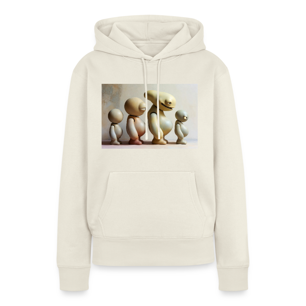 So wachsen wir also | Frauen Premium Hoodie - Naturweiß