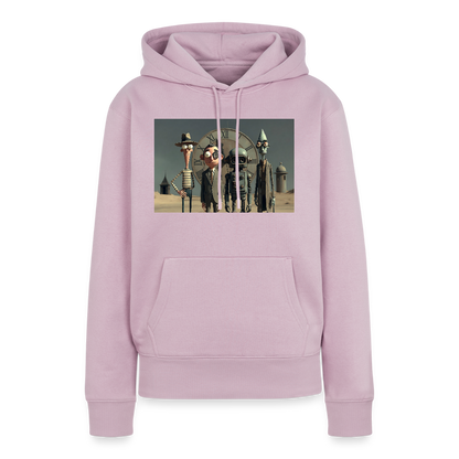 Pünktlich zu spät – Die seltsame Gesellschaft | Frauen Premium Hoodie - Altrosa