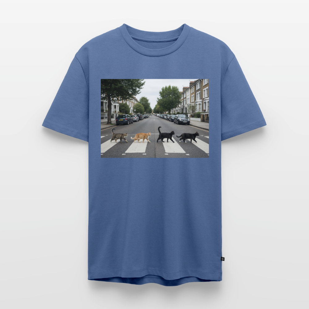 The Purrfect Crossing – Wir waren vor der Band da | Männer Premium T-Shirt - Taubenblau