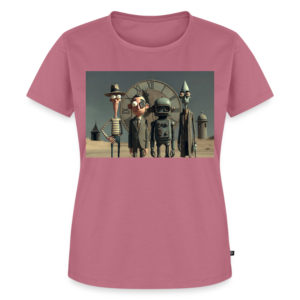 Pünktlich zu spät – Die seltsame Gesellschaft | Frauen Premium T-Shirt - Mauve