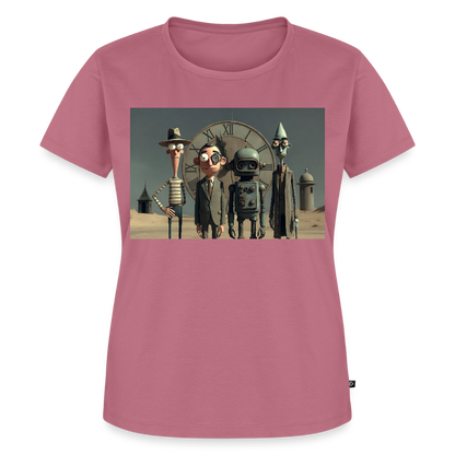 Pünktlich zu spät – Die seltsame Gesellschaft | Frauen Premium T-Shirt - Mauve