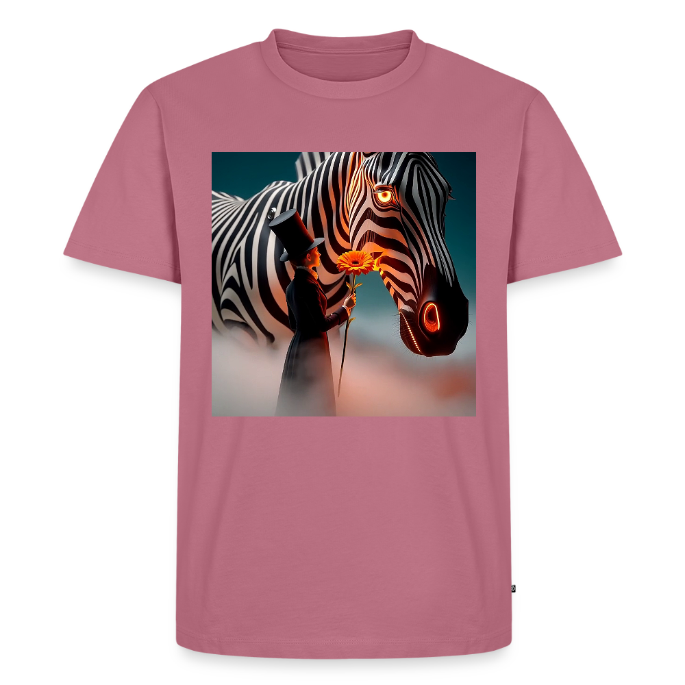 Blumen für ein Zebra | Männer Premium T-Shirt - Mauve