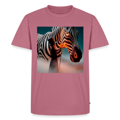 Blumen für ein Zebra | Männer Premium T-Shirt - Mauve
