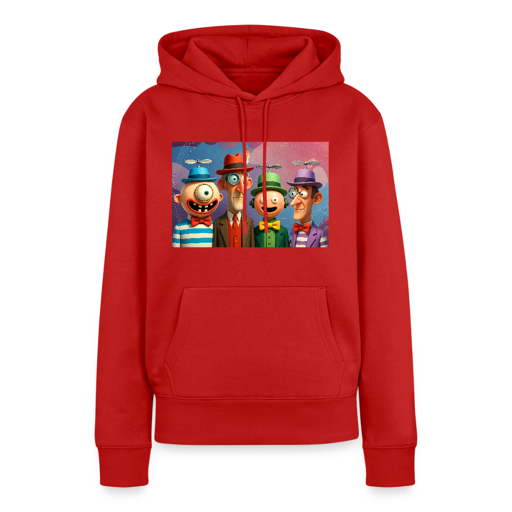 Gedankenkreise auf Hochtouren | Frauen Premium Hoodie - Rot