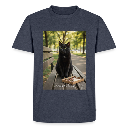 Forrest Cat – Krümel wartet | Männer Premium T-Shirt - Jeansblau 