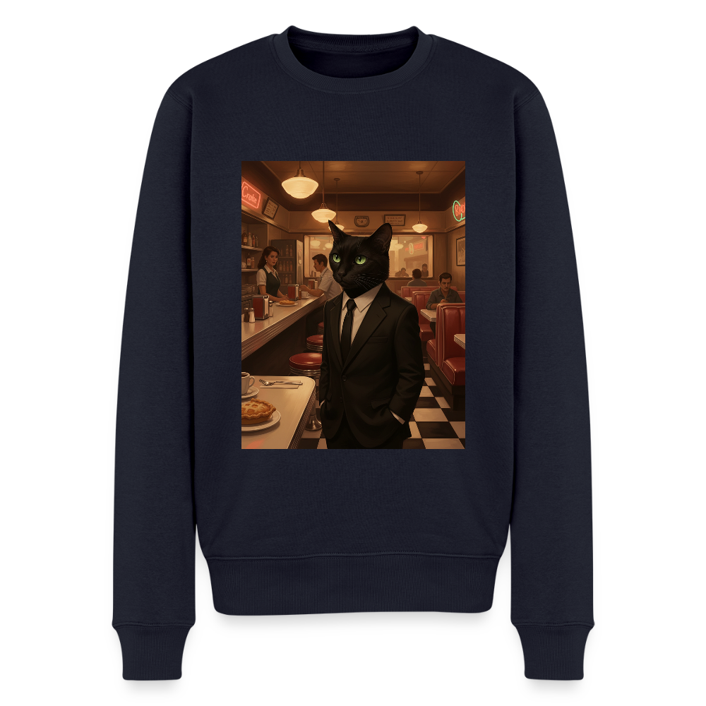 Krümel – Royale mit Pfote |  Männer Premium Pullover - Navy
