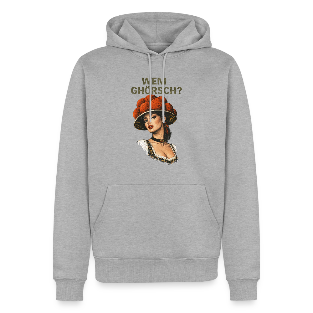 Wem ghörsch? – Schwarzwald Edition | Männer Premium Hoodie - Grau meliert